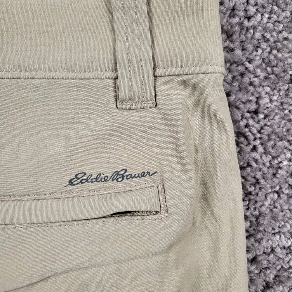 Eddie Bauer Travex‎ Mens 35x32 Khaki Tan Nylon Stretch Tactical Pants 13807889